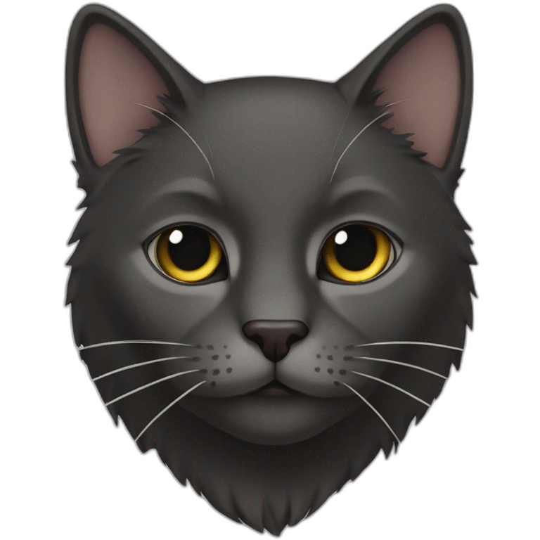 Cat blak emoji