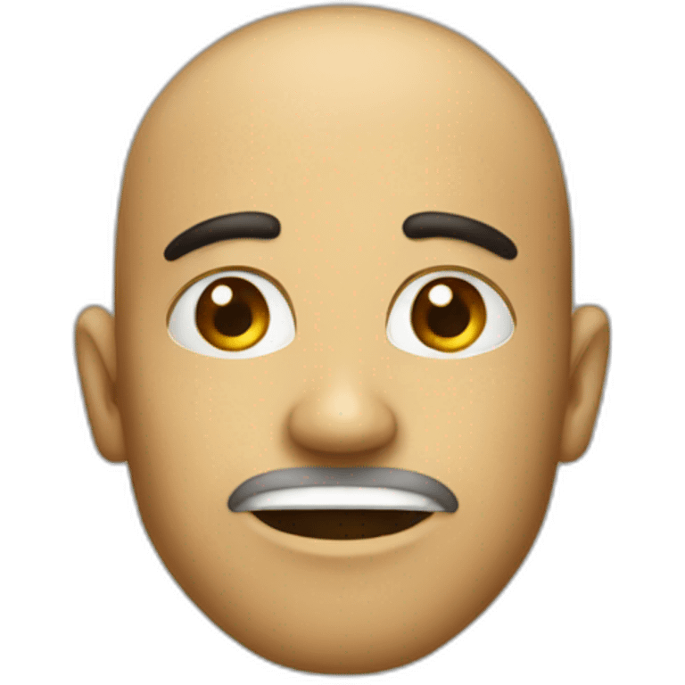 Visage neutre emoji