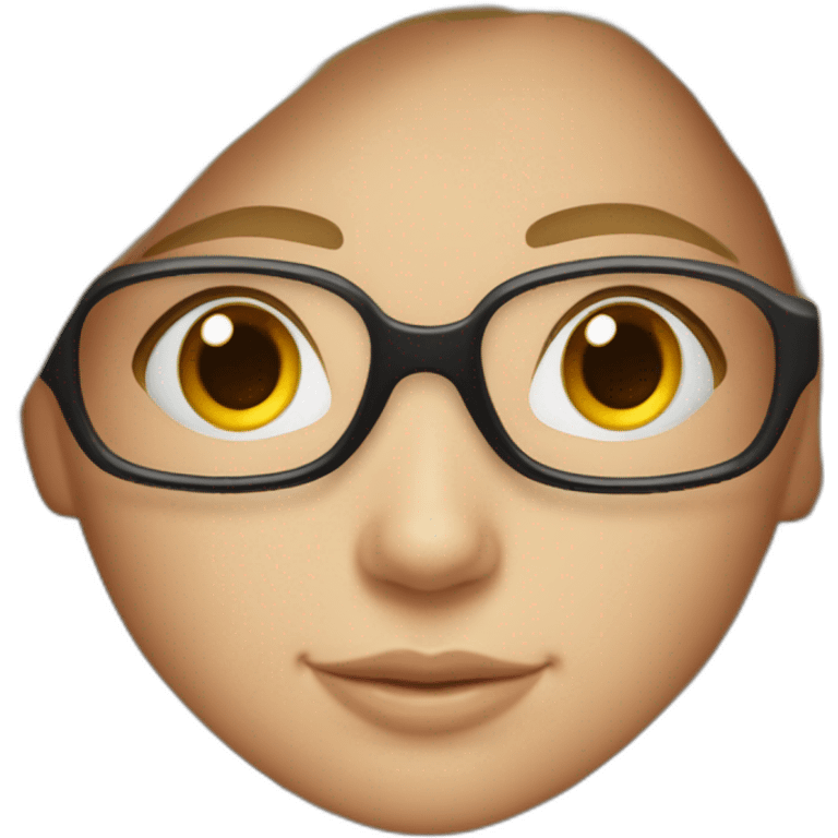 garçon blanc cheveux bouclés lunettes maillot de lens et petite fille avec maillot du RC Lens emoji