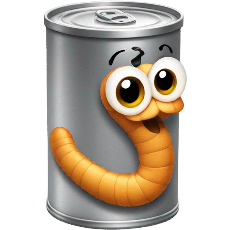 Worms in a can  emoji