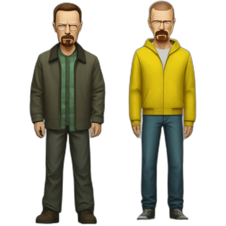 Walter White, standing next to Jesse Pinkman emoji