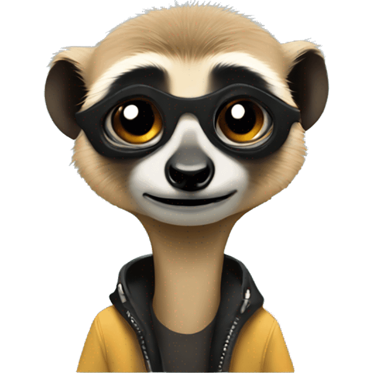 Emo style  meerkat emoji