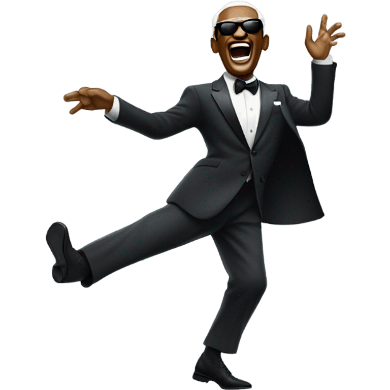 Ray Charles dancing emoji