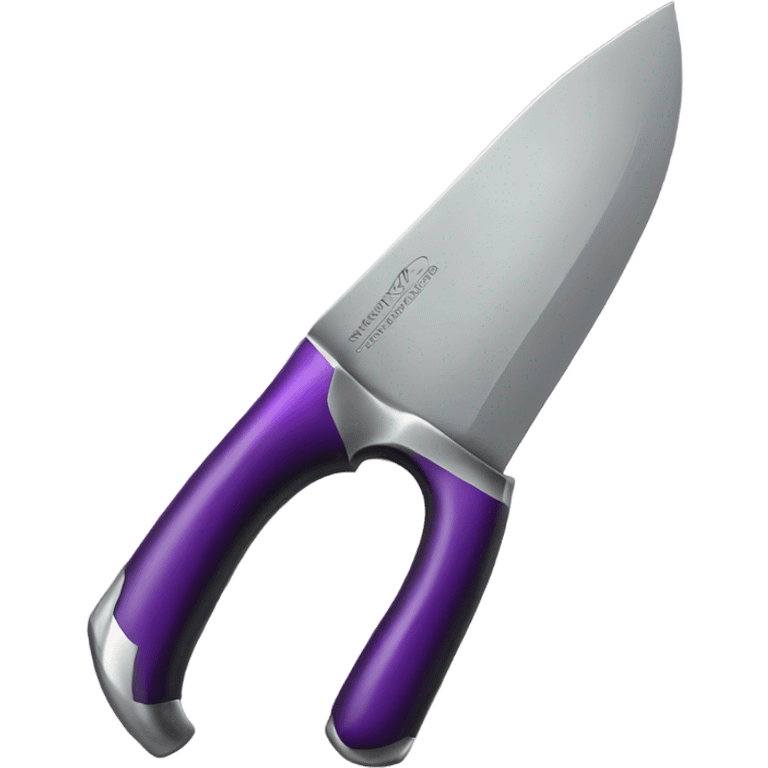 purple knife emoji