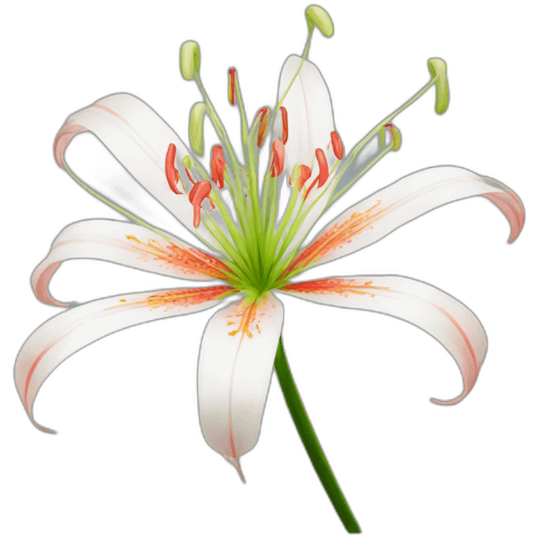 Spider lily emoji