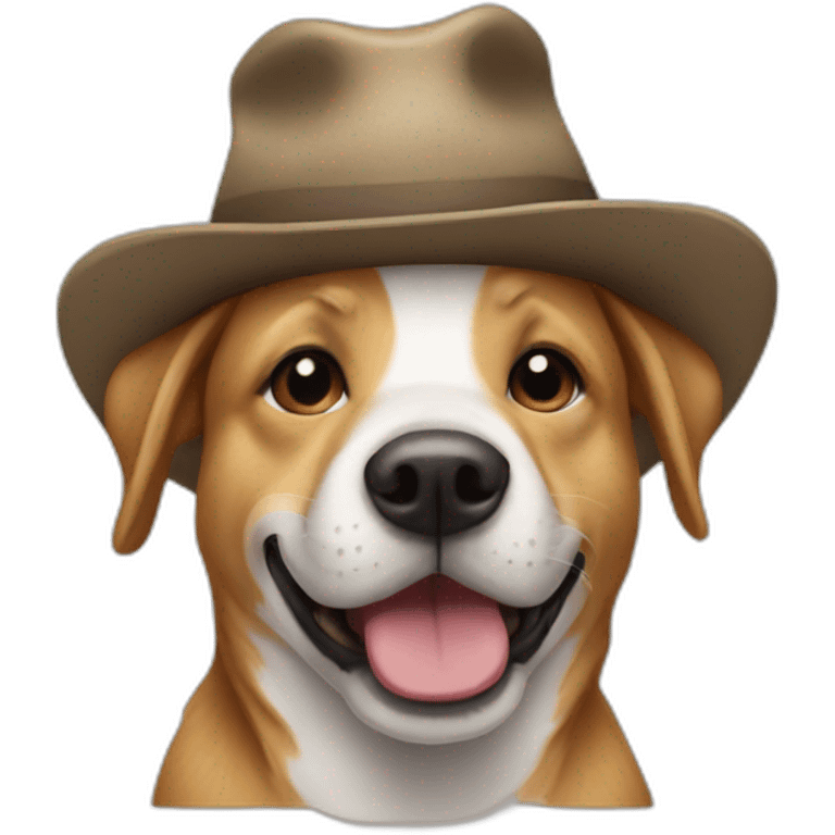 dog in a hat emoji