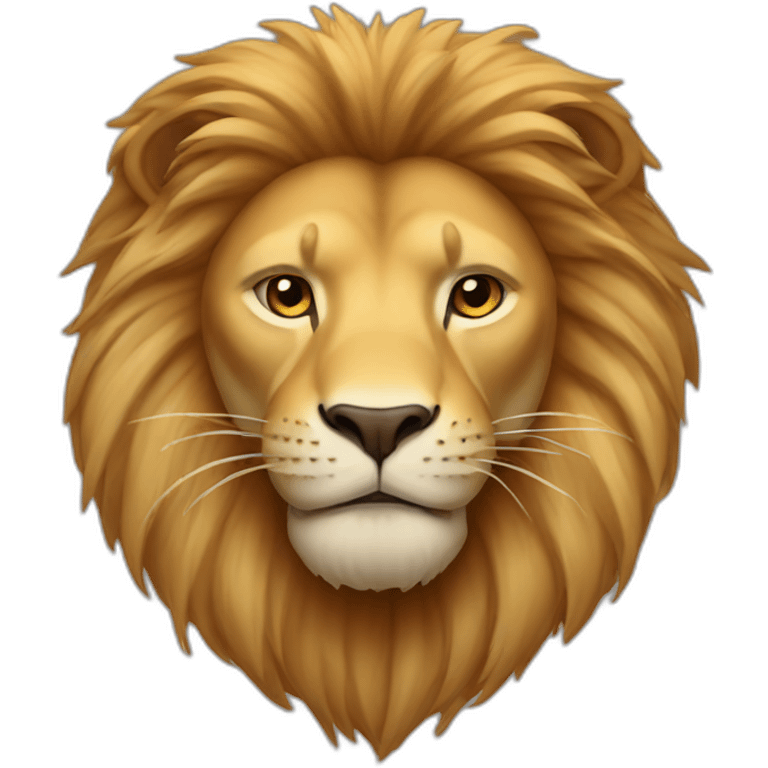 Elon Musk as a Lion emoji