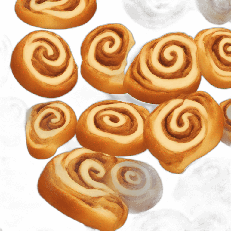 smiling cinnamon bun emoji