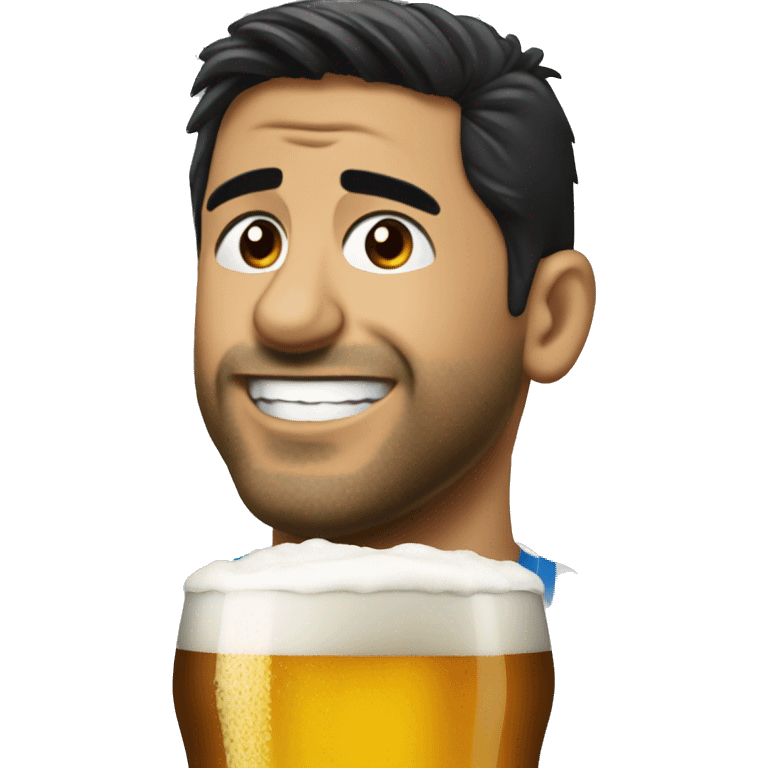 Luis Suárez drink beer emoji