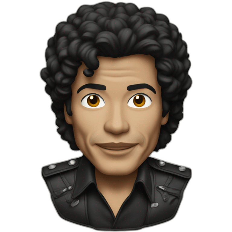 Michel Jackson avec un air malicieux emoji