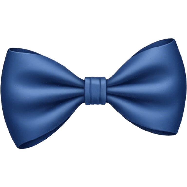 Navy blue bow  emoji