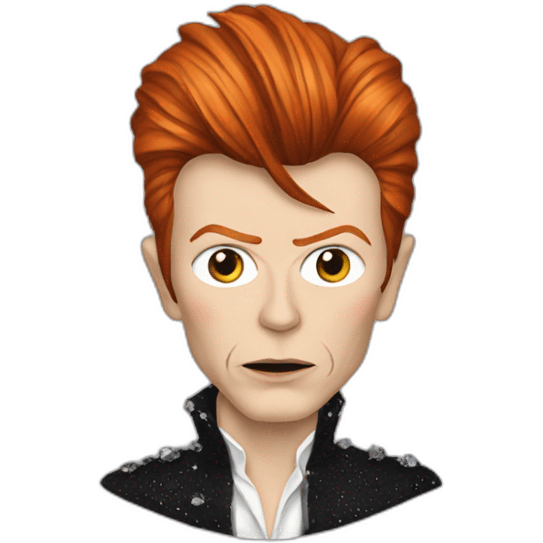 david bowie in stage outfit emoji