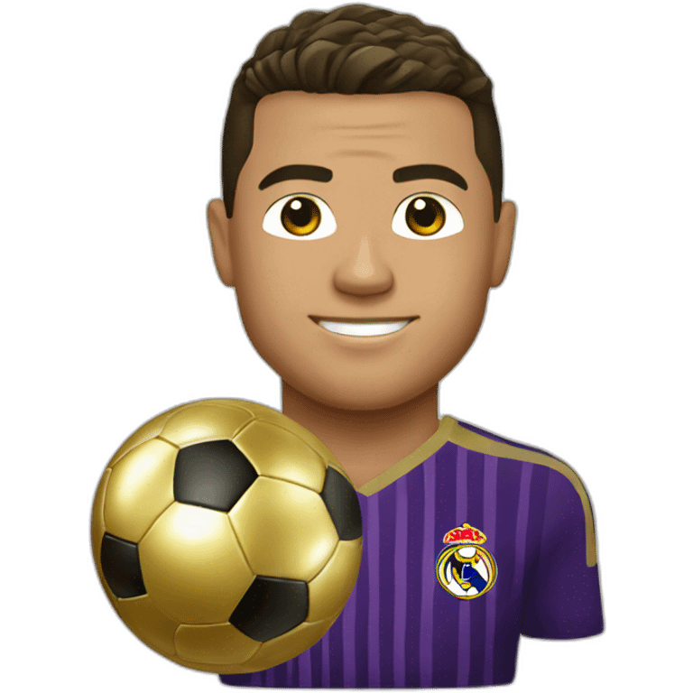 Ronaldo ballon d'or emoji