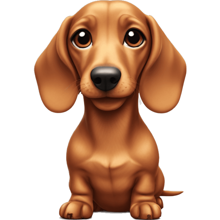 Dachshund Pretty￼ emoji