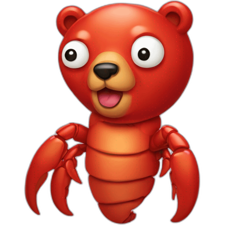 Lobster bear emoji