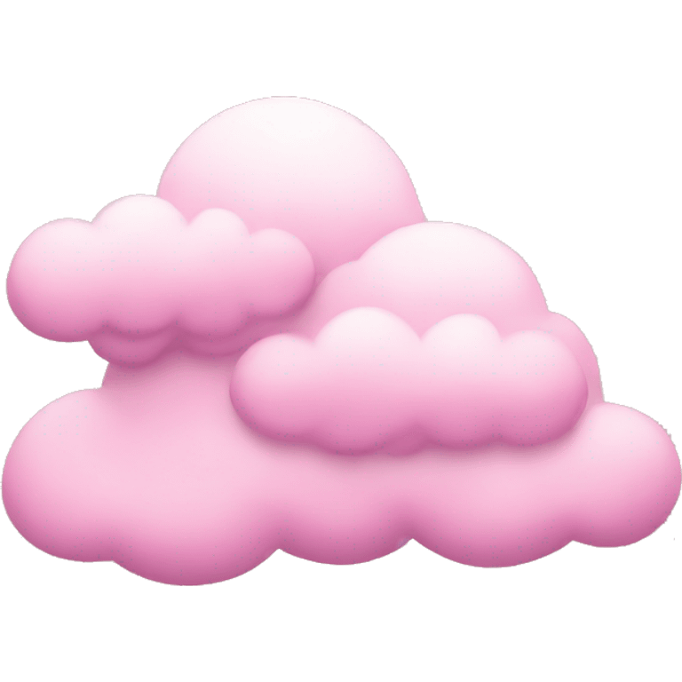 Pink clouds emoji