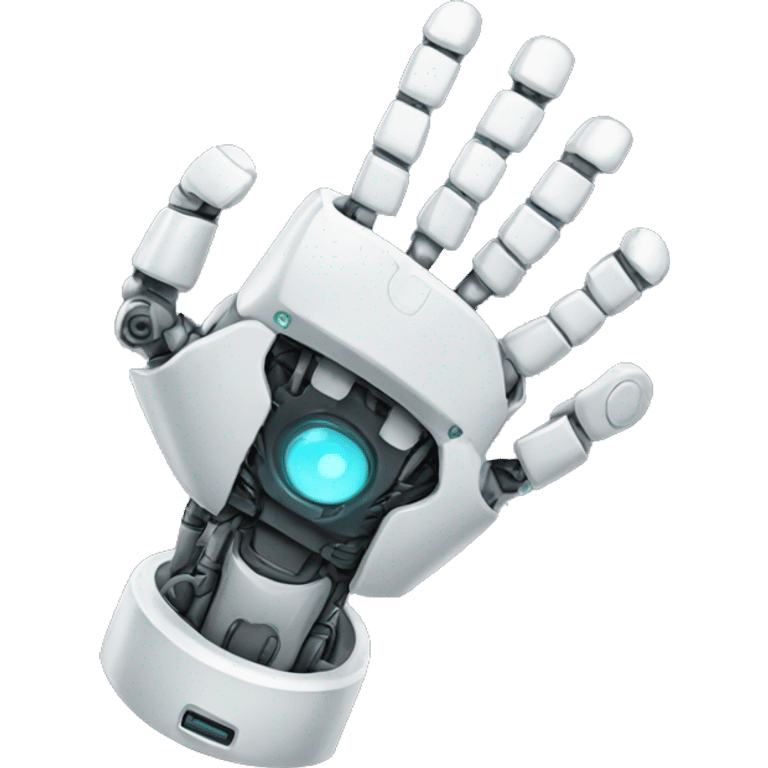 robot hand emoji