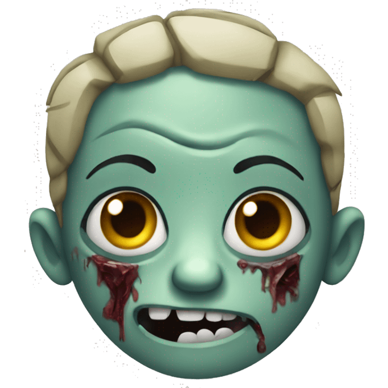 Cute zombie emoji