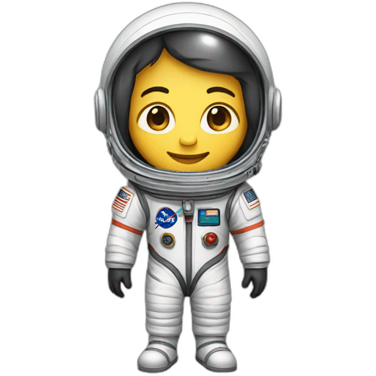 chinese astronaut, full body emoji