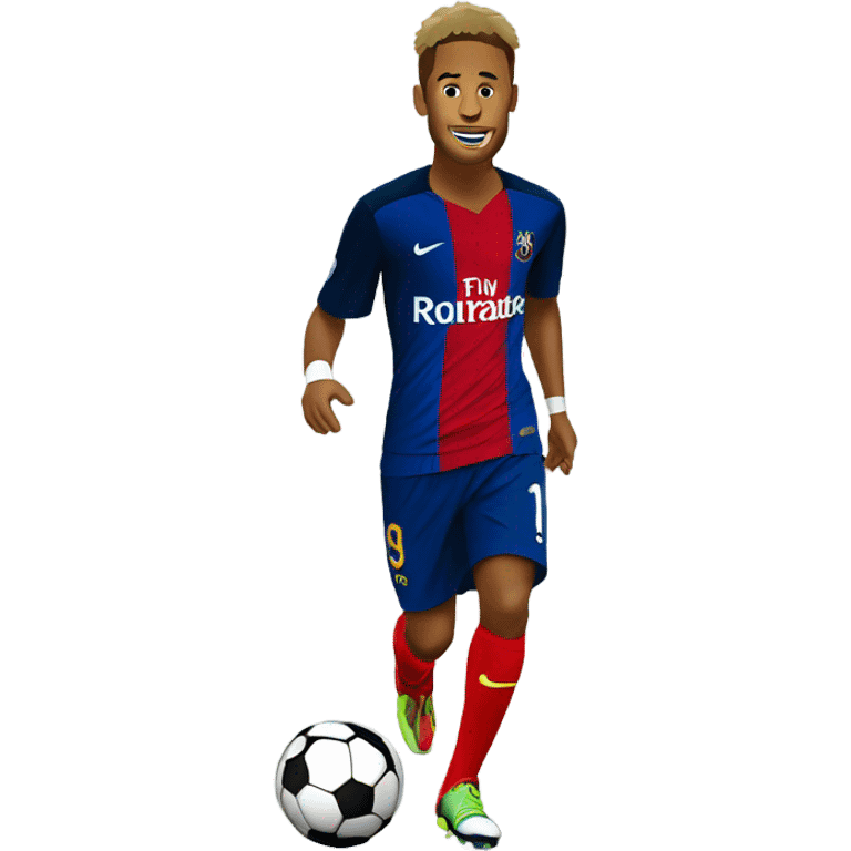 Neymar using juliet emoji