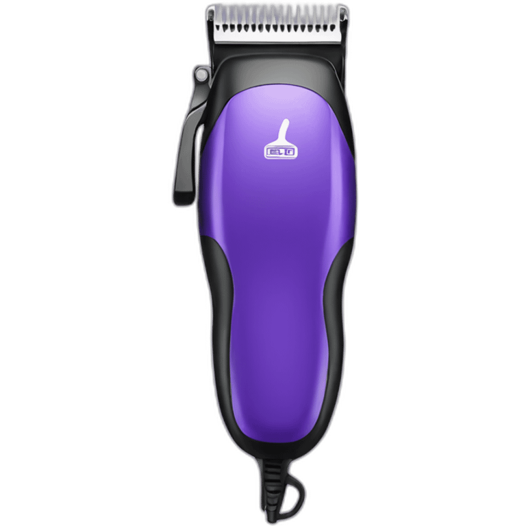 purple hair clipper emoji