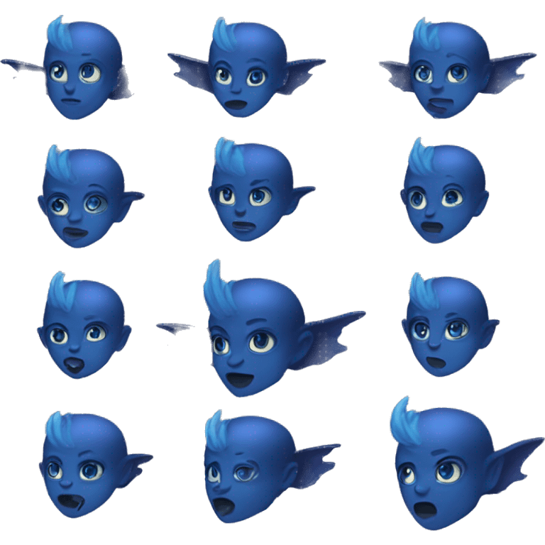 Shadow fae with blue syphons emoji