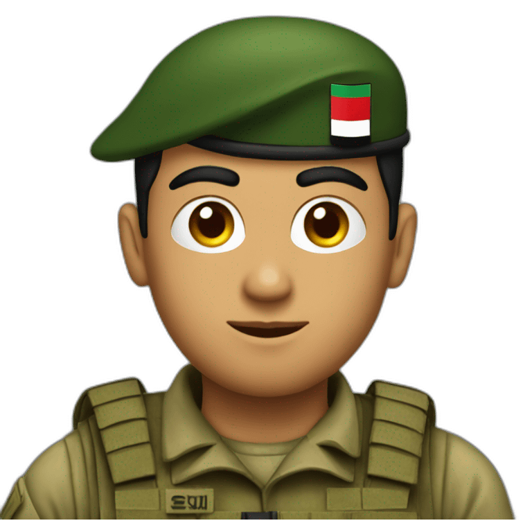 Soldat palestinien emoji