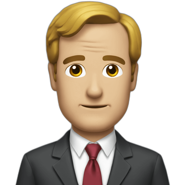 Saul goodman adjusting tie emoji