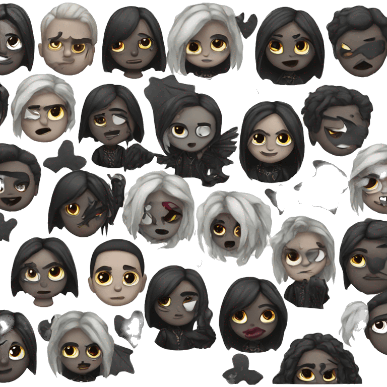 goth emojis  emoji