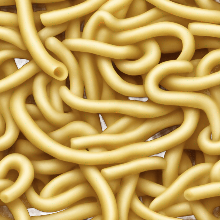 one macaroni noodle emoji