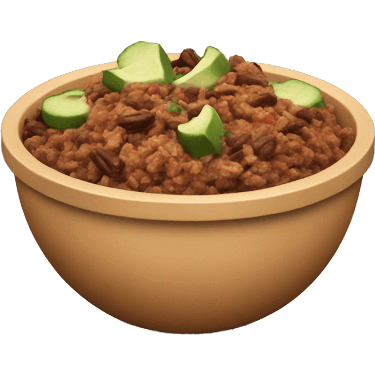 Chipotle bowl emoji