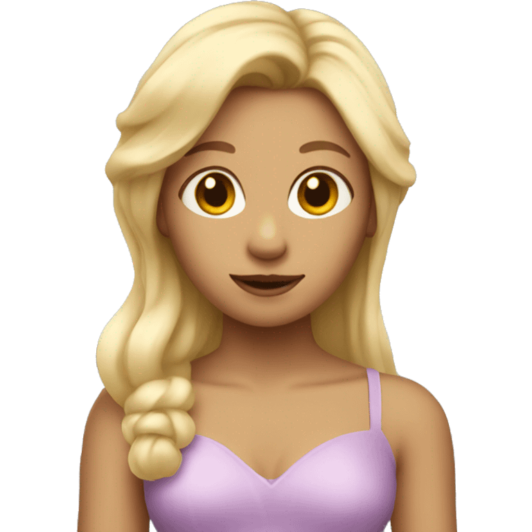 Fairy with blonde hair emoji