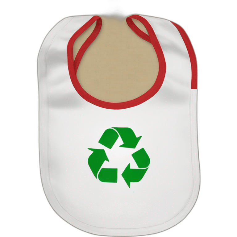 Recycle bib emoji