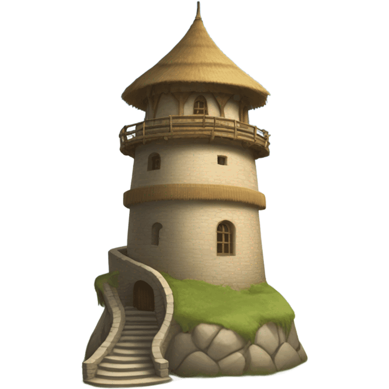 Rapunzel tower emoji