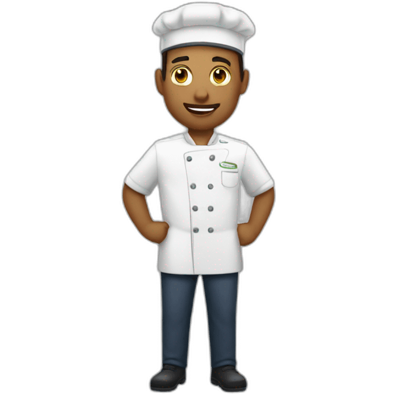 Saïd the canteen staff emoji