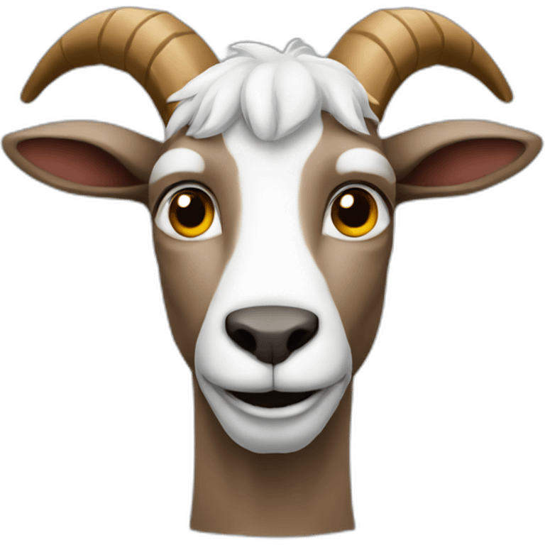 A man in the form of a goat  emoji