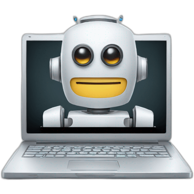 robot laptop emoji