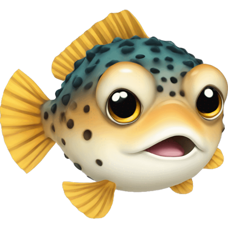 Puffer fish  emoji