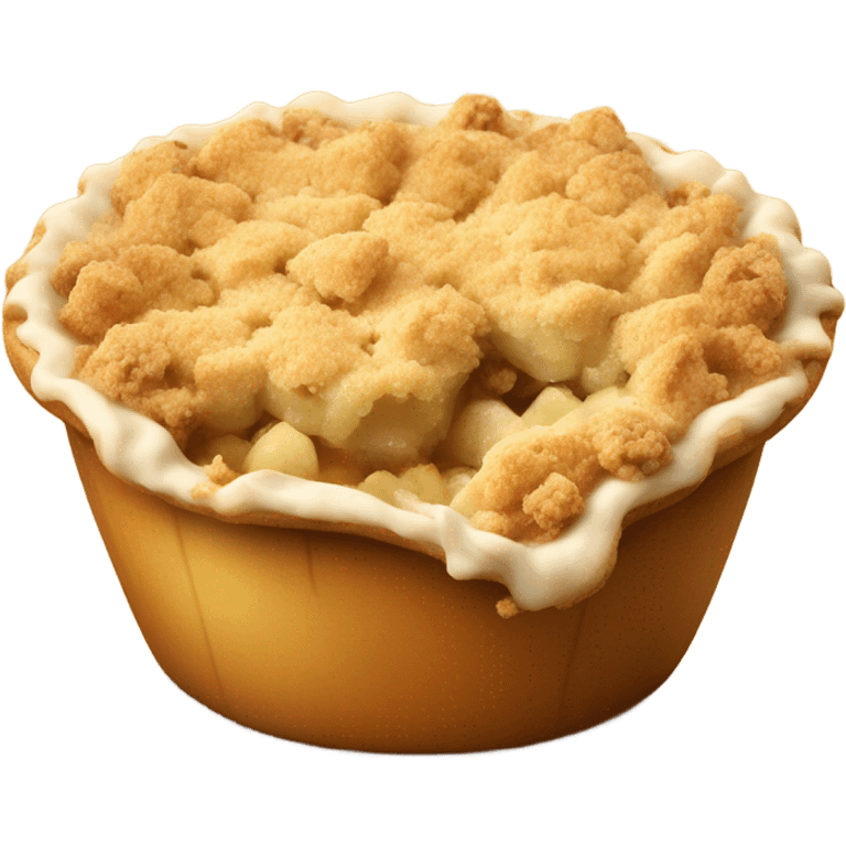 Apple crumble emoji