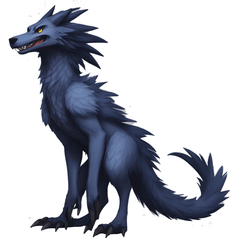 Cool Edgy Sergal species by LiLaiRa full body emoji