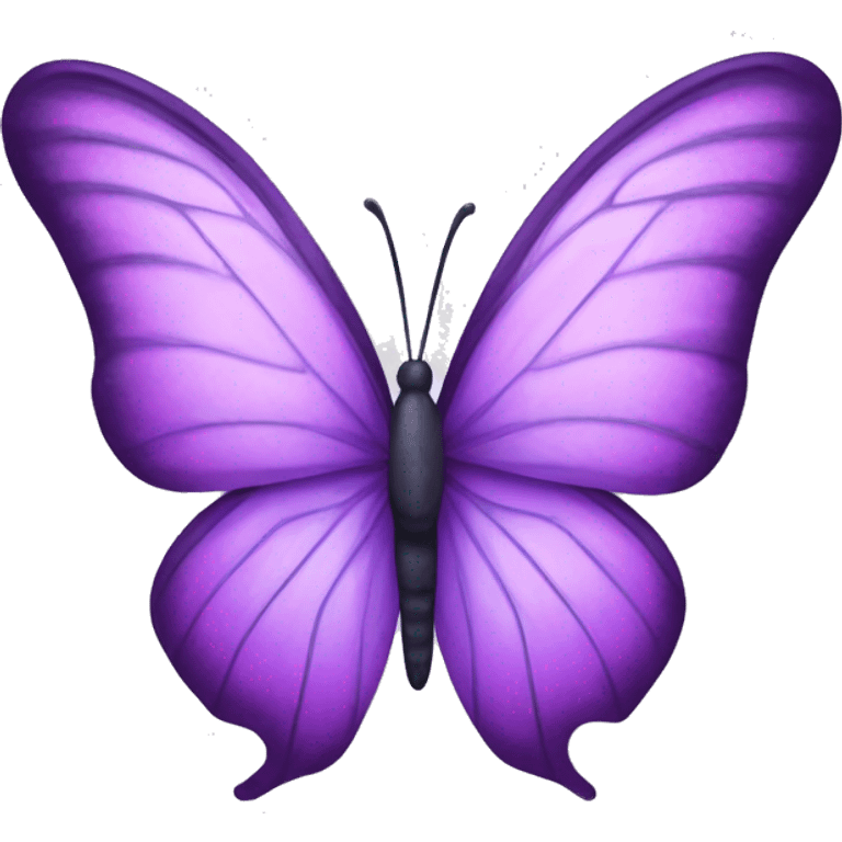 Purple butterfly emoji