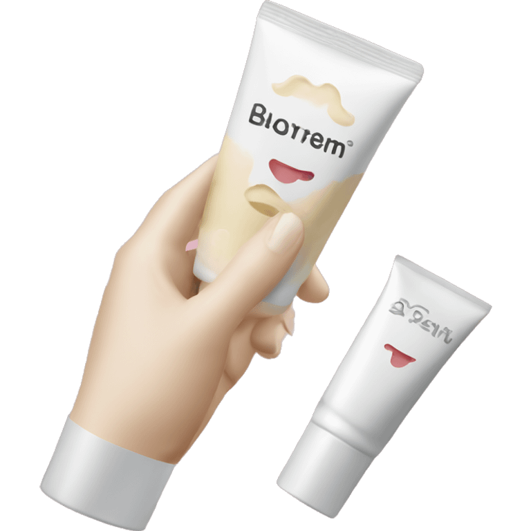 Hand cream emoji