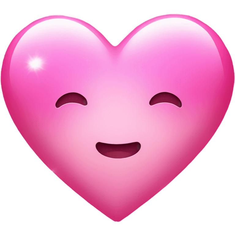 Sparkle with pink heart  emoji