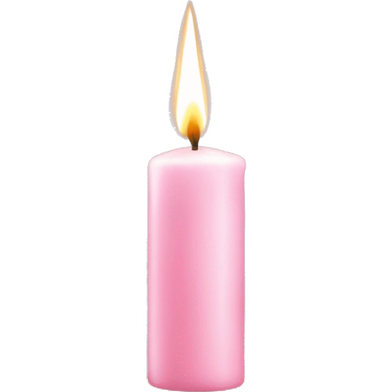 light pink candle emoji