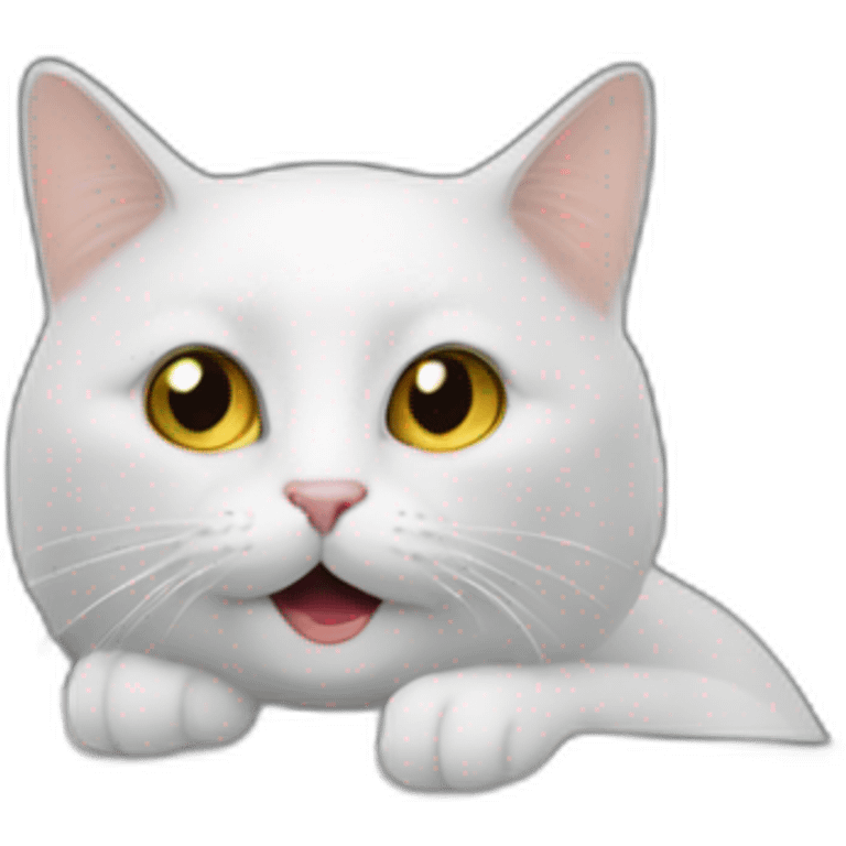 UN CHAT  DANS UNE VOITUR emoji