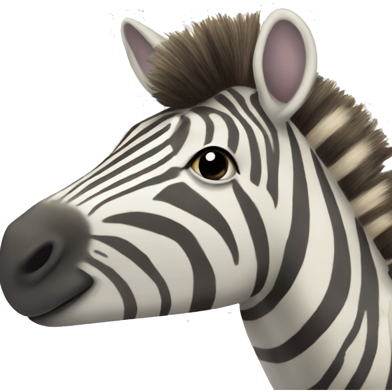 Zebra mixed with a fish emoji