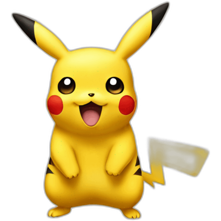 Pikachu qui fait caca emoji