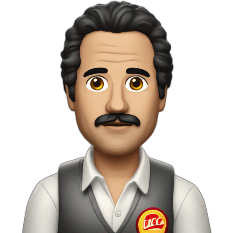 Escobar at BurgerKing emoji