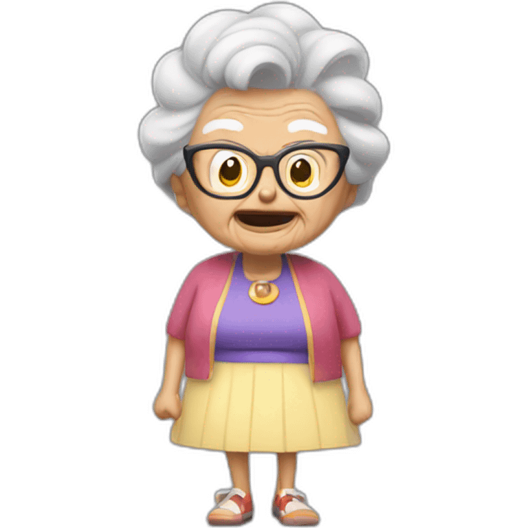 abuela vs sonic emoji