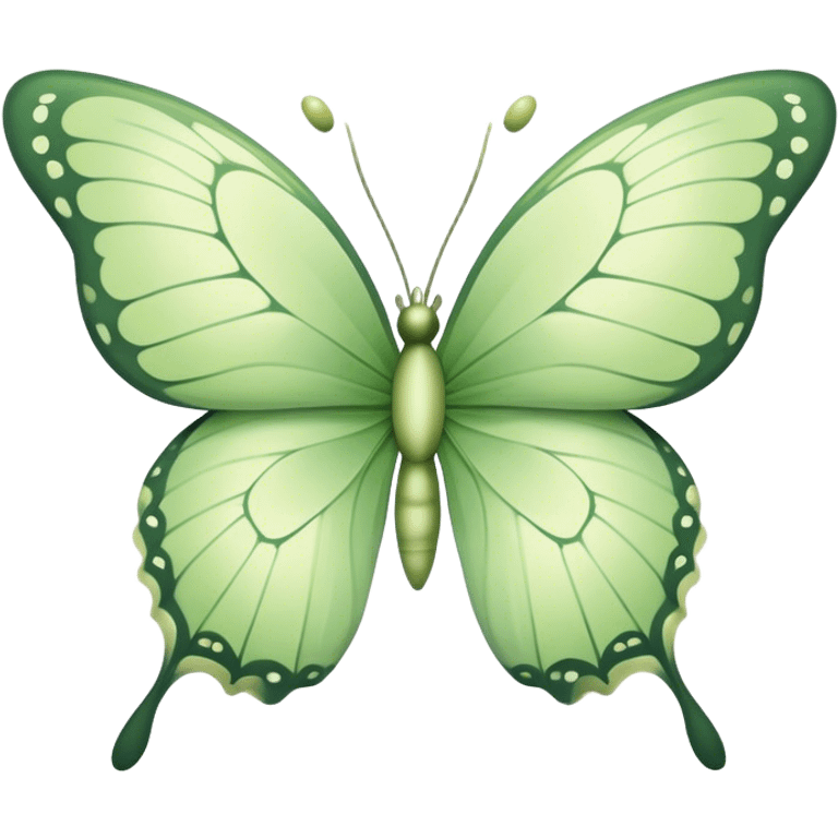 matcha green pastel butterfly emoji